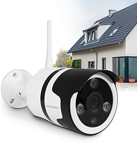 Avidsen Telecamera di Sorveglianza per Esterni IP WiFi 720P Protect Home - 123981 (18 x 8 x 8 cm)