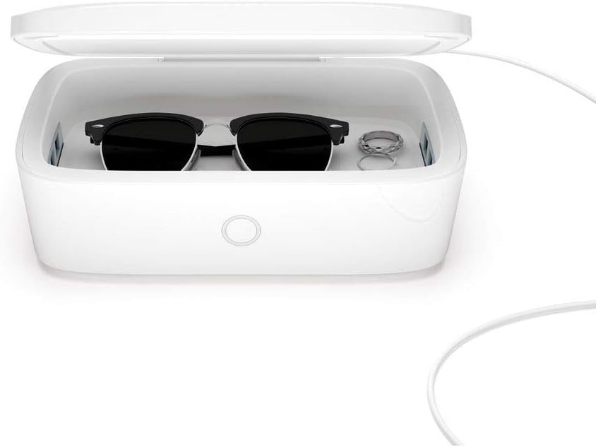 Einova WP0403020-010F236 - Base di Ricarica Wireless Doppia con Lampada UV-C