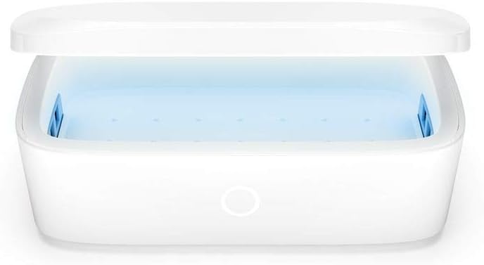 Einova WP0403020-010F236 - Base di Ricarica Wireless Doppia con Lampada UV-C