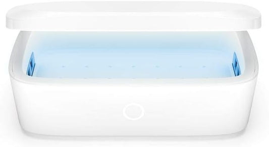 Einova WP0403020-010F236 - Base di Ricarica Wireless Doppia con Lampada UV-C