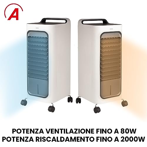 Ardes ARCF02 Circolatore Raffrescatore e Riscaldante TAO con Telecomando, Comandi Touch e Display [Classe di efficienza energetica A+]