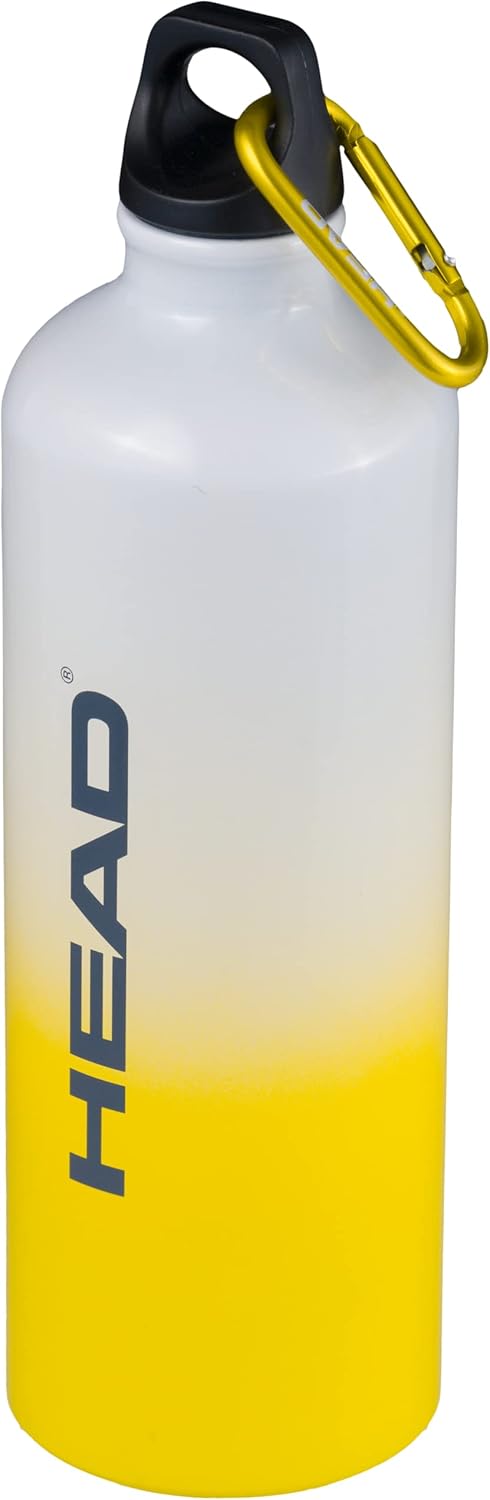 Borraccia in Alluminio HEAD® con Moschettone - 750 ml Giallo