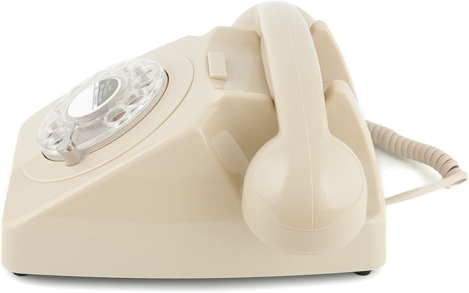 GPO Retro 746 Rotary Ivory – Telefono fisso vintage avorio con disco rotante
