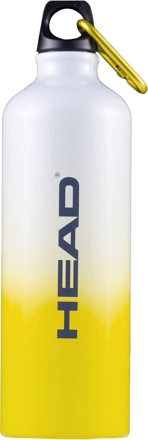 Borraccia in Alluminio HEAD® con Moschettone - 750 ml Giallo