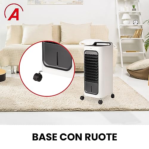 Ardes ARCF02 Circolatore Raffrescatore e Riscaldante TAO con Telecomando, Comandi Touch e Display [Classe di efficienza energetica A+]