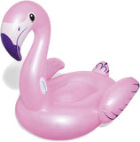 BESTWAY Fenicottero Gonfiabile Luxury (173x170 cm) – Maxi Cavalcabile da Piscina con Maniglie Rinforzate per Adulti e Bambini Bestway