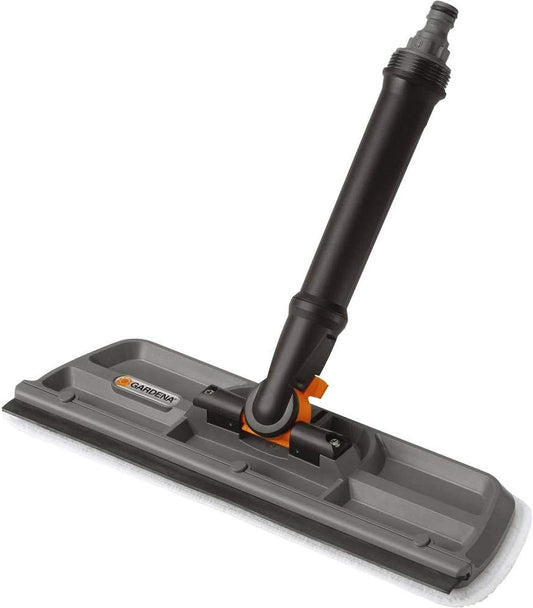 GARDENA Cleansystem Lavavetri con Spatola e Panno in Microfibra - 5564-20