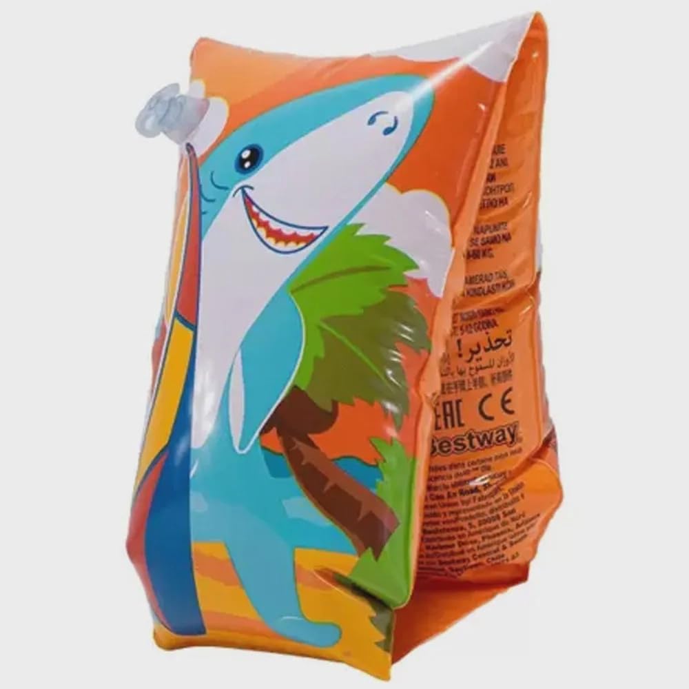 Braccioli Aquatic Life 30x15 cm per Bambini 5–12 Anni – 2 Disegni Assortiti – Bestway Bestway