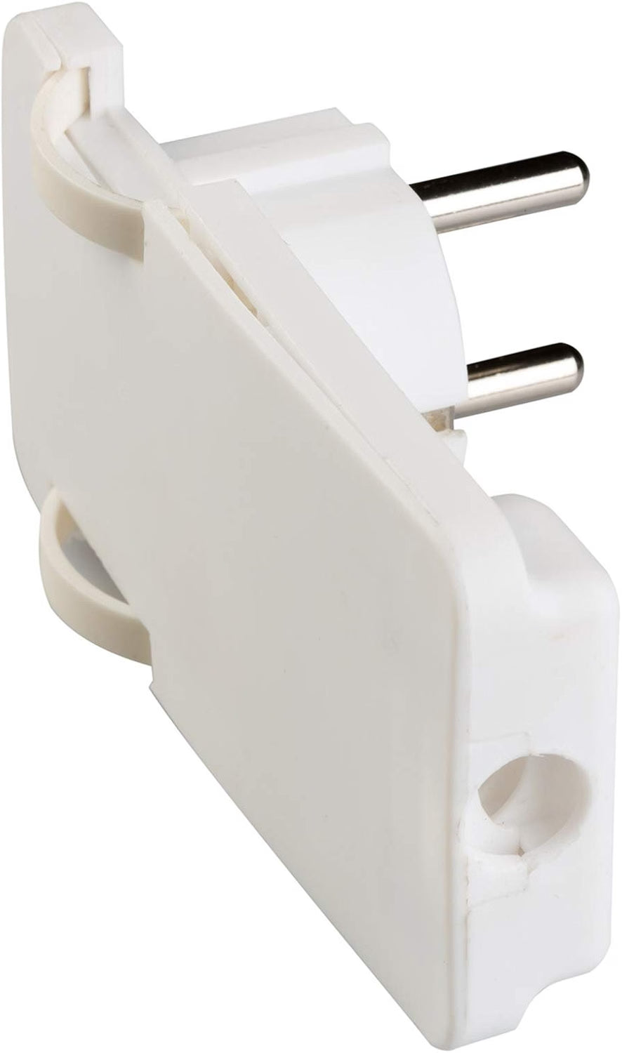 Poly Pool PP0454 - Spina Salvaspazio Standard Franco-Tedesco Schuko 16A (Colore Bianco)
