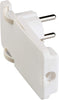 Poly Pool PP0454 - Spina Salvaspazio Standard Franco-Tedesco Schuko 16A (Colore Bianco)