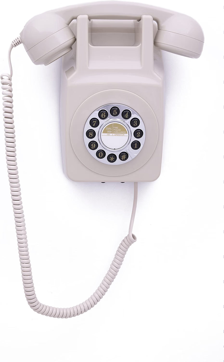 GPO Retro 746WALLPUSHIVO – Telefono fisso da parete retrò avorio