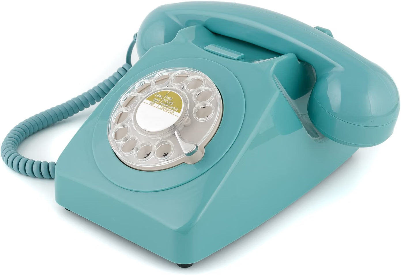 GPO Retro 746 Rotary Blue – Telefono fisso analogico vintage a disco