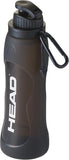 Borraccia Pieghevole in Silicone HEAD® con Moschettone - 500 ml Nero