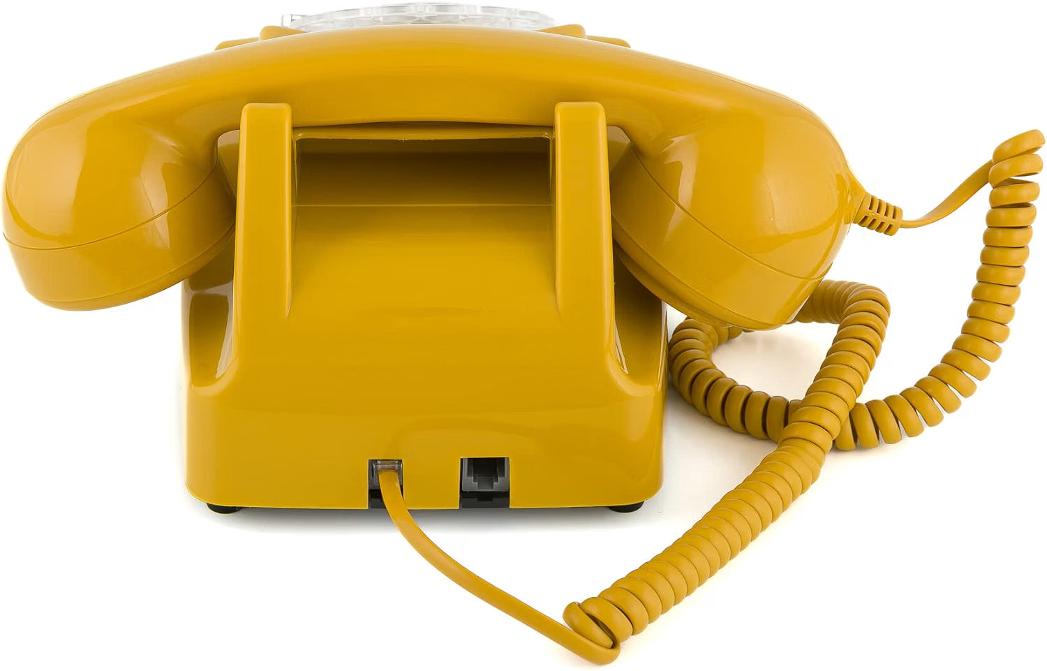 GPO Retro 746ROTARYMUS – Telefono fisso analogico retrò color senape