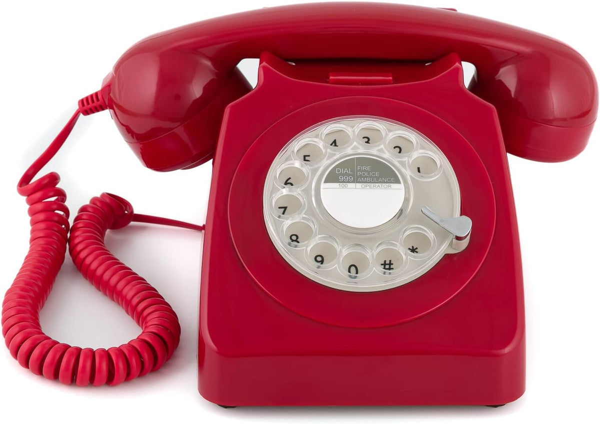 Telefono Fisso Rétro Anni '70 GPO 746 Rotary + colorazioni GPO - Stokkisti In Brescia