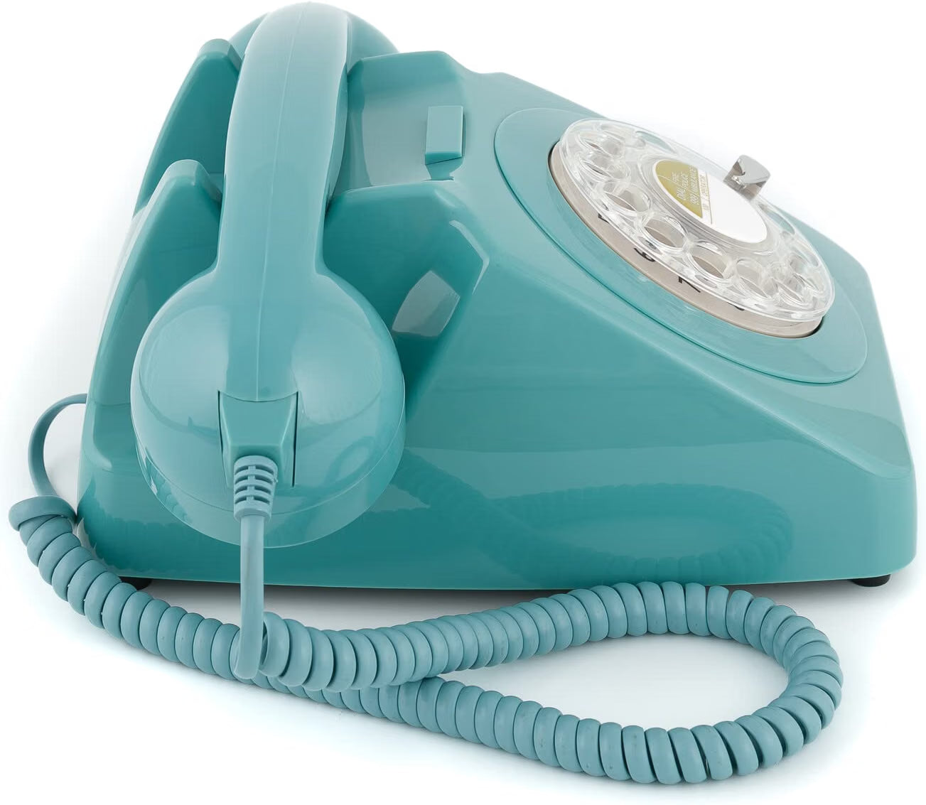 GPO Retro 746 Rotary Blue – Telefono fisso analogico vintage a disco
