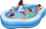 Bestway Piscina Famigliare Splashview 270 x 198 x 51 cm – Con Sedili Integrati e Portabicchieri Bestway