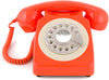 GPO Retro 746ROTARYORA – Telefono fisso analogico retrò arancione