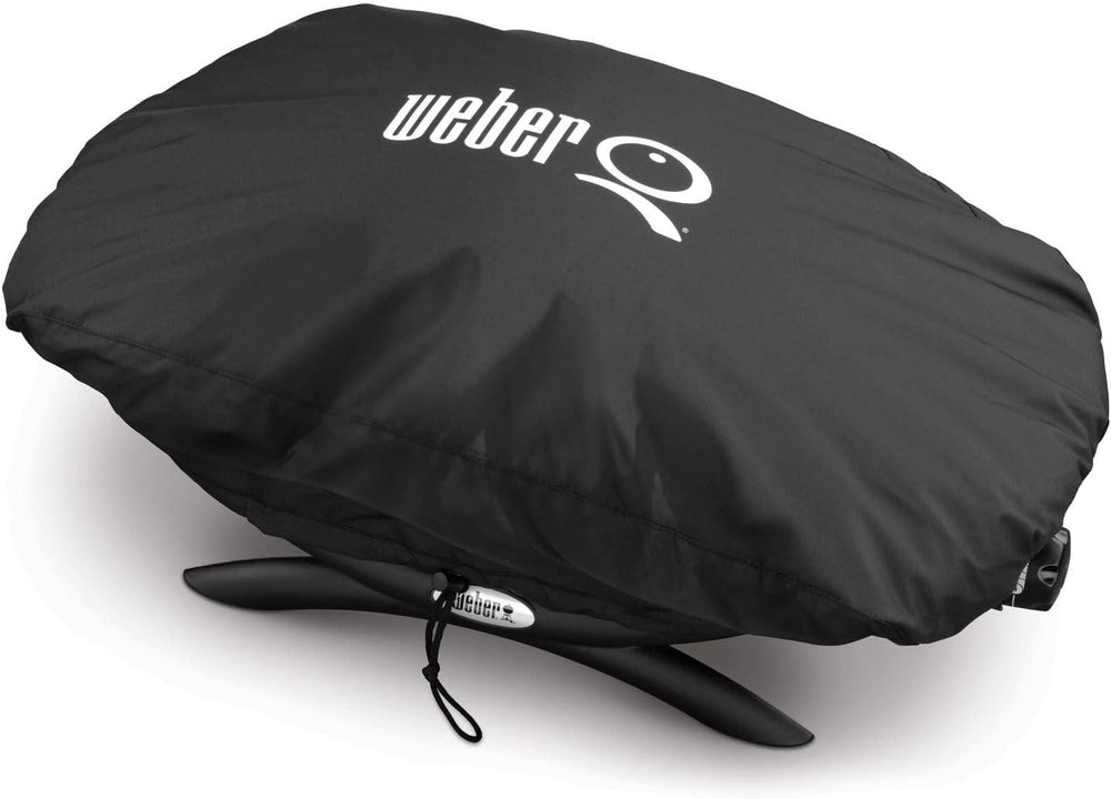 WEBER Cappuccio di Copertura Premium (Art. 6550) – Telo Protettivo Impermeabile per Barbecue Serie Q 100/1000 Weber