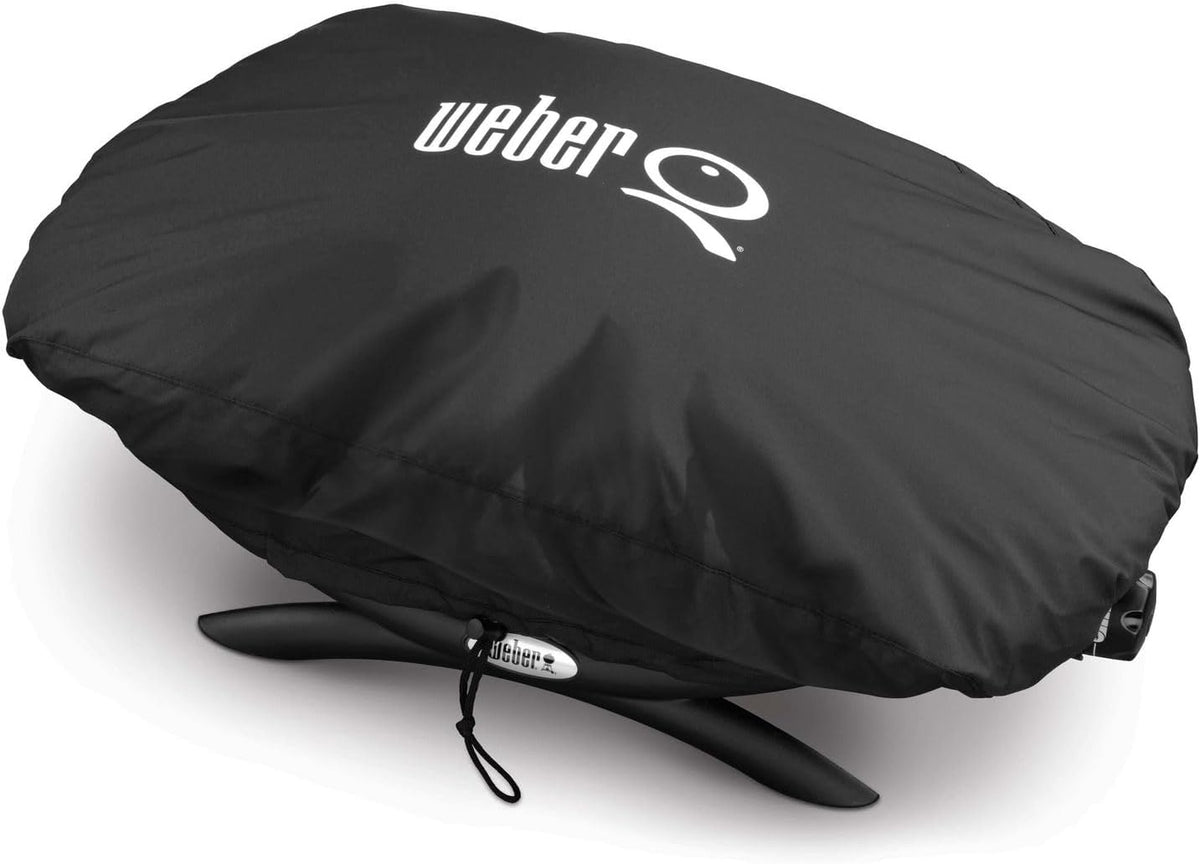 WEBER Cappuccio di Copertura Premium (Art. 6550) – Telo Protettivo Impermeabile per Barbecue Serie Q 100/1000 Weber