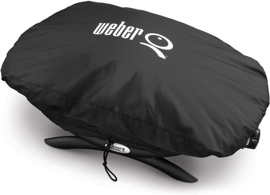 WEBER Cappuccio di Copertura Premium (Art. 6550) – Telo Protettivo Impermeabile per Barbecue Serie Q 100/1000 Weber