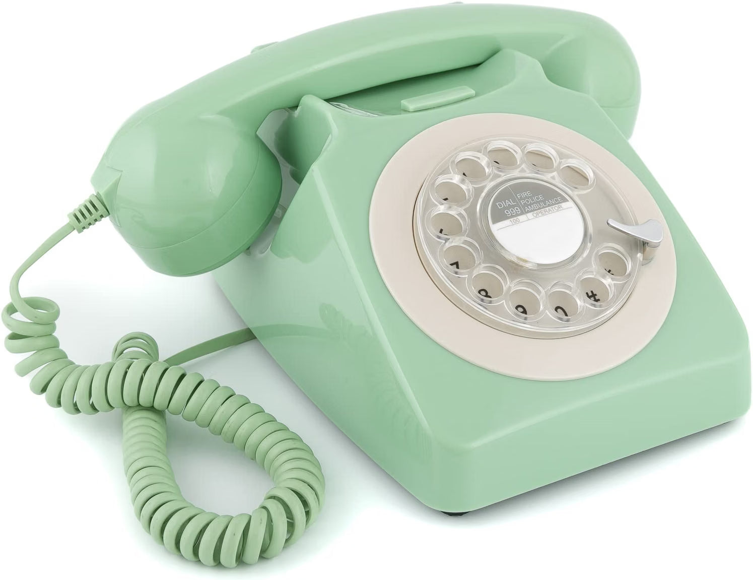 GPO Retro 746 Rotary Green – Telefono fisso vintage verde menta