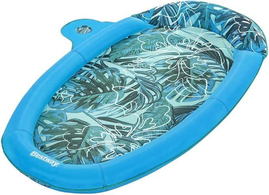 Bestway Lounge Flex 'N Fold 171 x 94 x 16 cm – Lettino Galleggiante Pop-Up con Cuscino e Portabicchieri Bestway