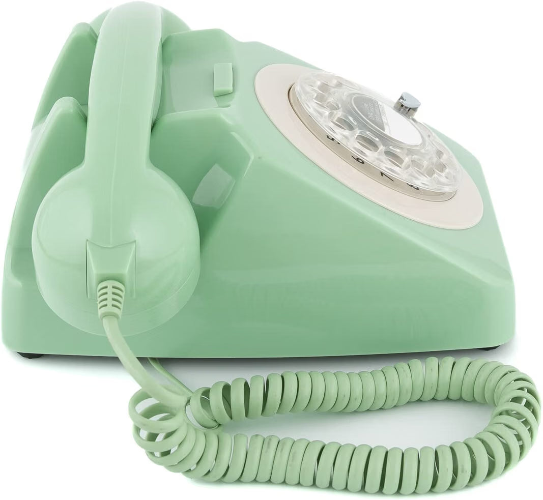 GPO Retro 746 Rotary Green – Telefono fisso vintage verde menta