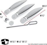 WEBER Kit Sistema di Pulizia One-Touch® (Art. 7444) – Kit di Ricambio per Ceneri e Ventilazione per BBQ a Carbone Ø 57 cm Weber