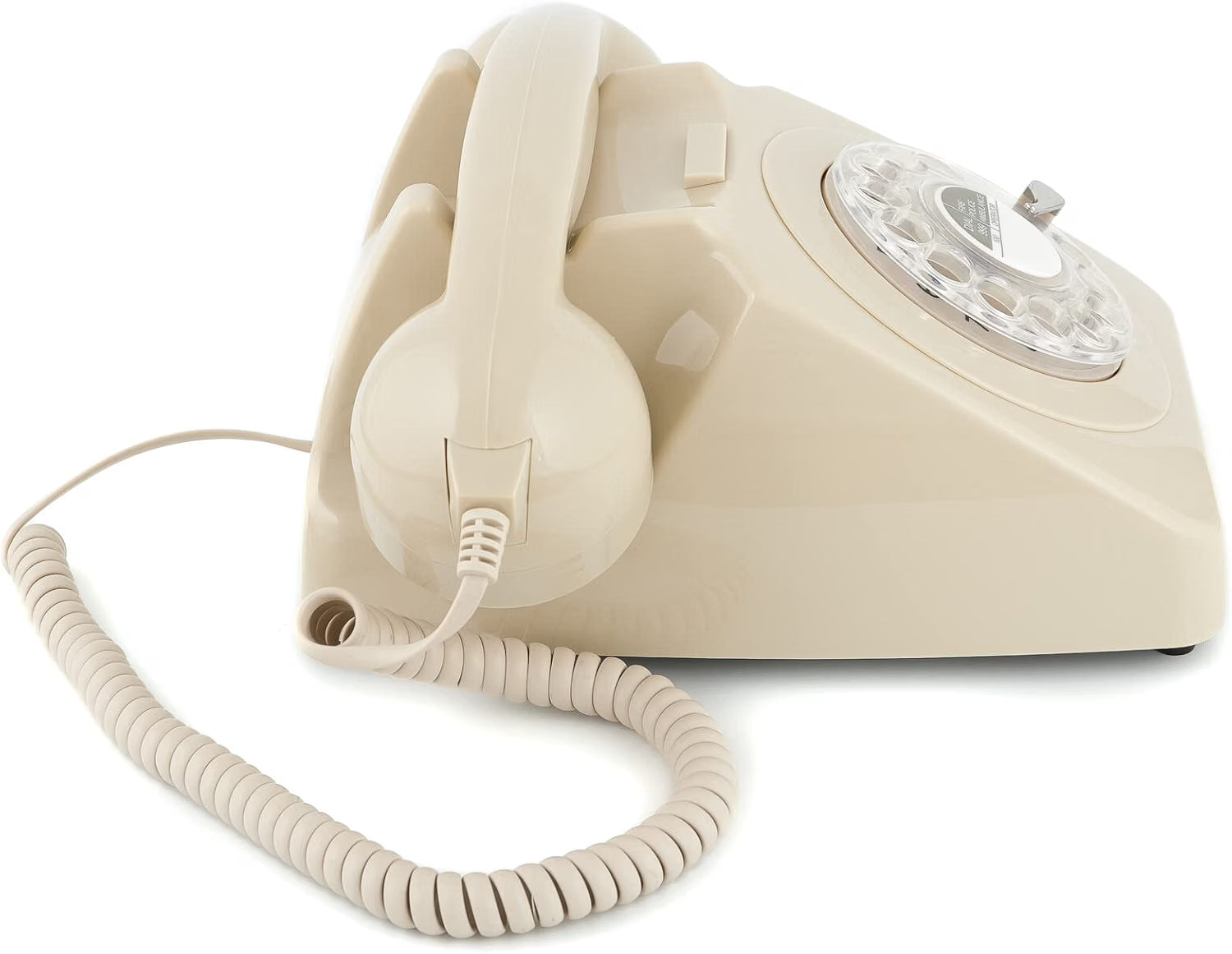 GPO Retro 746 Rotary Ivory – Telefono fisso vintage avorio con disco rotante
