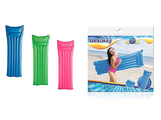 Materassino Gonfiabile Classico Bestway 44007 - 183x71 cm Tinte Unite