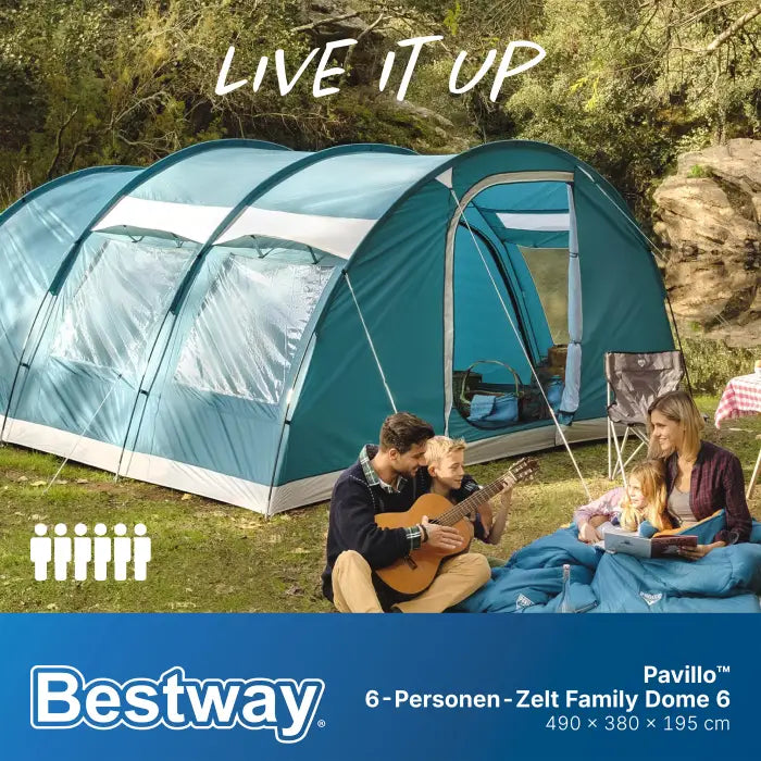Tenda Familiare Bestway® Pavillo™ Family Dome 6 - 490x380x195 cm