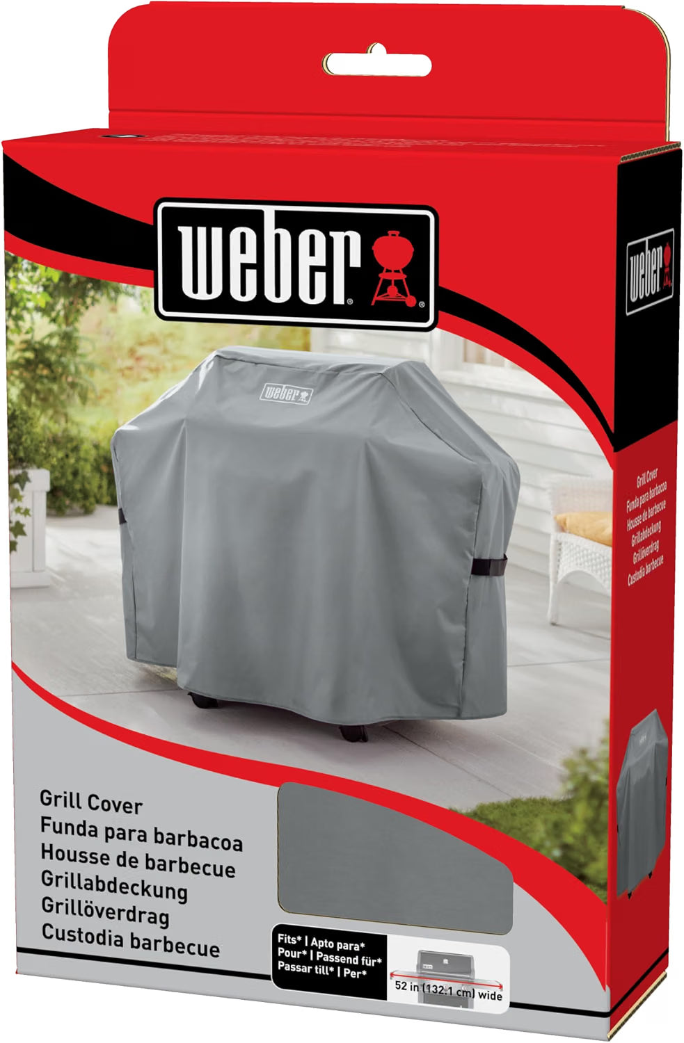 Weber Custodia Premium per Barbecue Spirit e Genesis II 2 Bruciatori 7139 - Nero