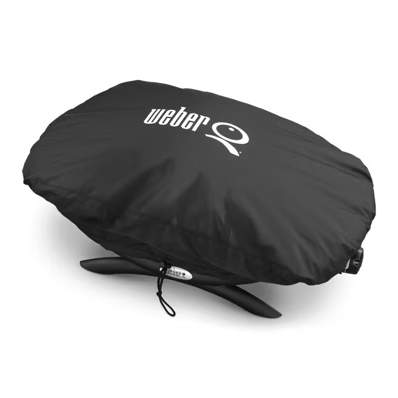 WEBER Custodia Premium (Art. 7110) – Telo Protettivo in Tessuto Traspirante per Barbecue Serie Q 100/1000 Weber