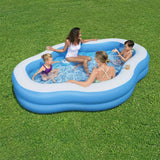 Bestway Piscina Famigliare Splashview 270 x 198 x 51 cm – Con Sedili Integrati e Portabicchieri Bestway