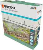 Gardena Set Irrigazione per Orti e Aiuole Micro-Drip-System 13450-20 - Kit per Annaffiatura a Goccia Fino a 40 mq