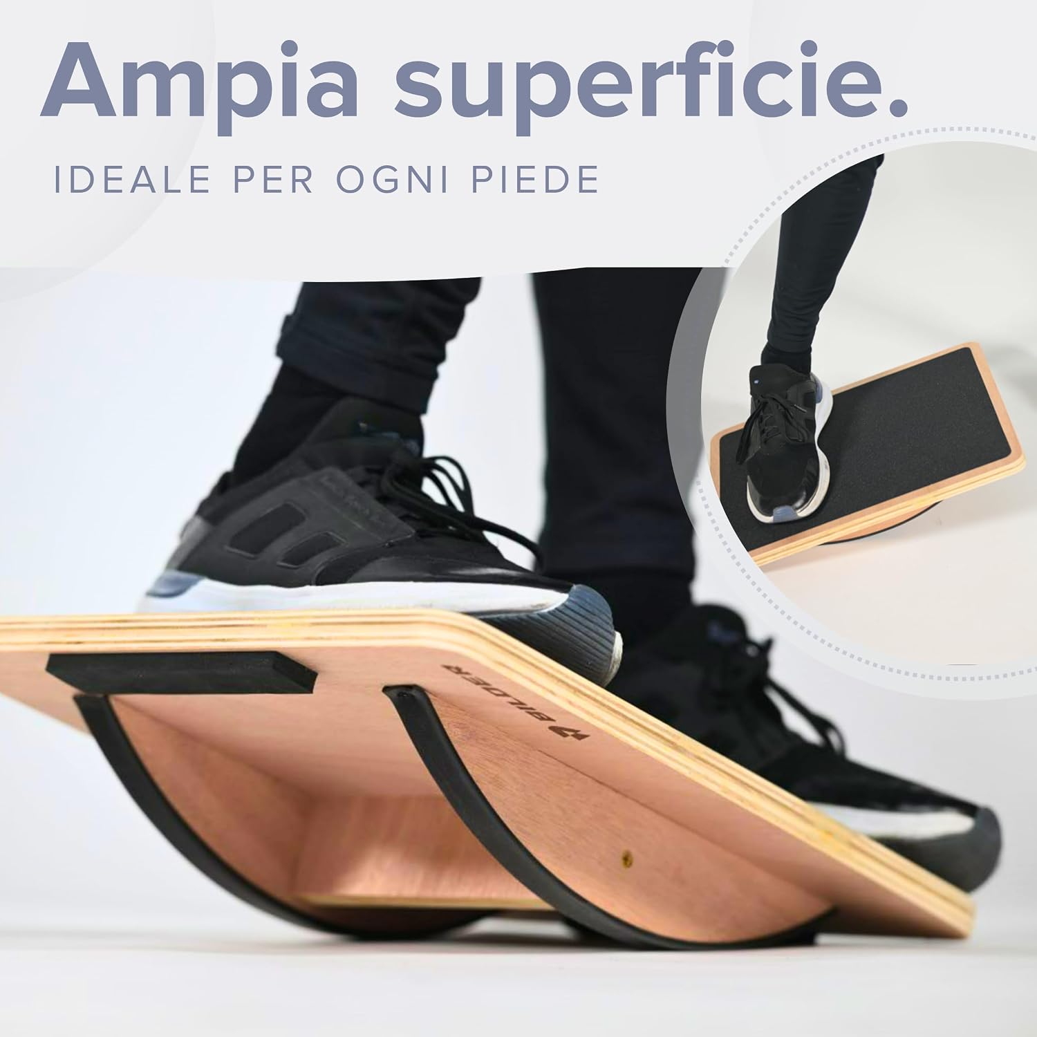 BILDER Tavoletta Propriocettiva Balance Board (39 x 39 x 8 cm)