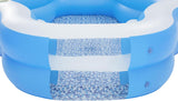 Bestway Piscina Famigliare Splashview 270 x 198 x 51 cm – Con Sedili Integrati e Portabicchieri Bestway