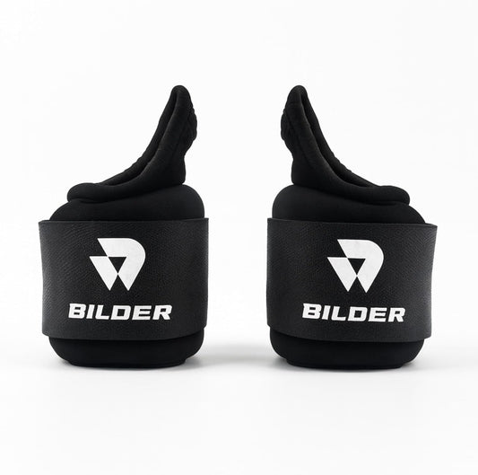 BILDER Coppia Polsini Palestra con Passante per Pollice (45 x 8 cm) 2KG