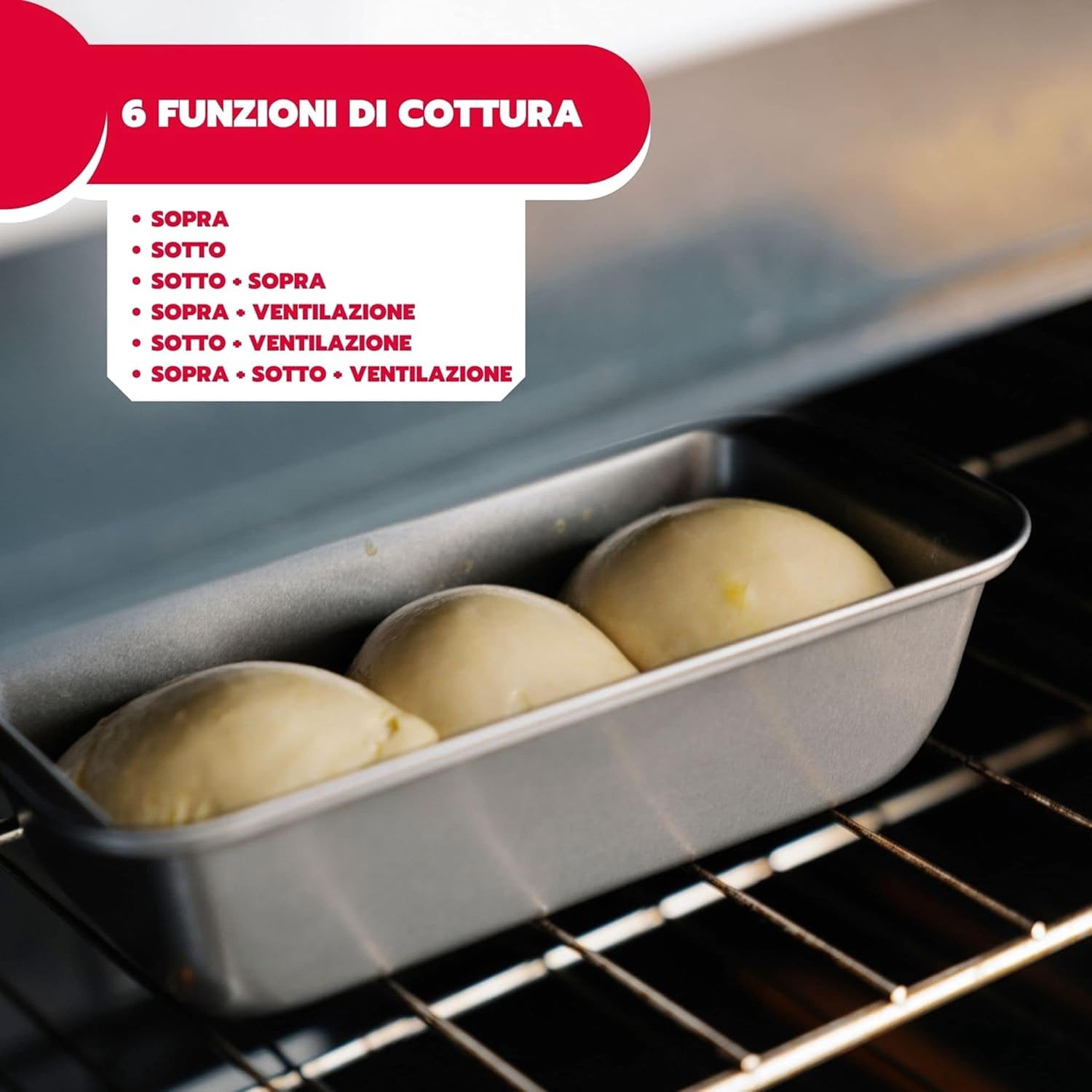 ARDES GUSTAVO DARK AR6238B – Forno Elettrico Ventilato 38 L, 1600 W
