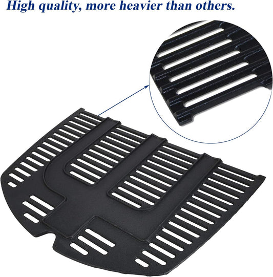 WEBER (Ricambio Compatibile) Set Griglie di Cottura in Ghisa (63.5 x 45.2 cm) – Ricambio Sostitutivo per Barbecue a Gas Serie Q 300, Q 3000 e Simili Weber