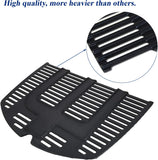 WEBER (Ricambio Compatibile) Set Griglie di Cottura in Ghisa (63.5 x 45.2 cm) – Ricambio Sostitutivo per Barbecue a Gas Serie Q 300, Q 3000 e Simili Weber