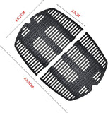 WEBER (Ricambio Compatibile) Set Griglie di Cottura in Ghisa (63.5 x 45.2 cm) – Ricambio Sostitutivo per Barbecue a Gas Serie Q 300, Q 3000 e Simili Weber