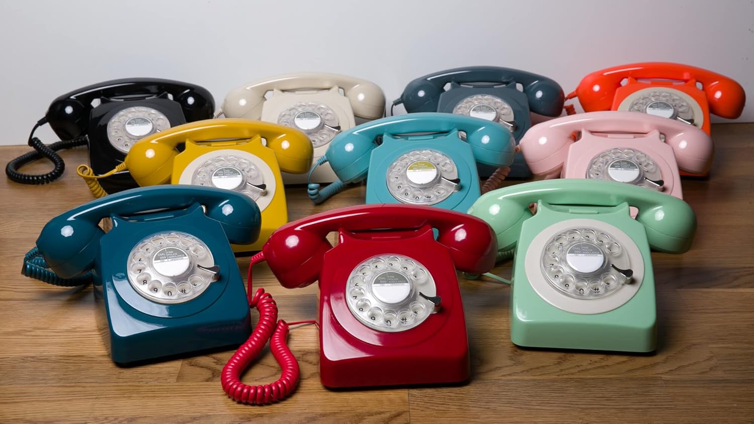 Telefono Fisso Rétro Anni '70 GPO 746 Rotary + colorazioni GPO - Stokkisti In Brescia