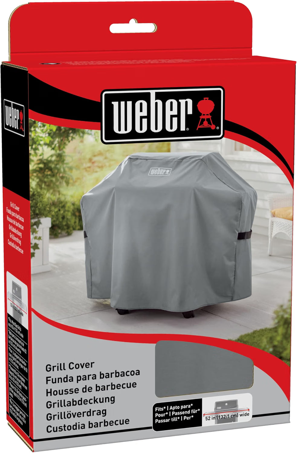 Weber Custodia Premium per Barbecue Spirit e Genesis II 2 Bruciatori 7139 - Nero
