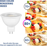Set 6 Lampadine LED MR16 GU5.3 12V 5W - Luce Naturale 4000K