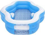 Bestway Piscina Famigliare Splashview 270 x 198 x 51 cm – Con Sedili Integrati e Portabicchieri Bestway