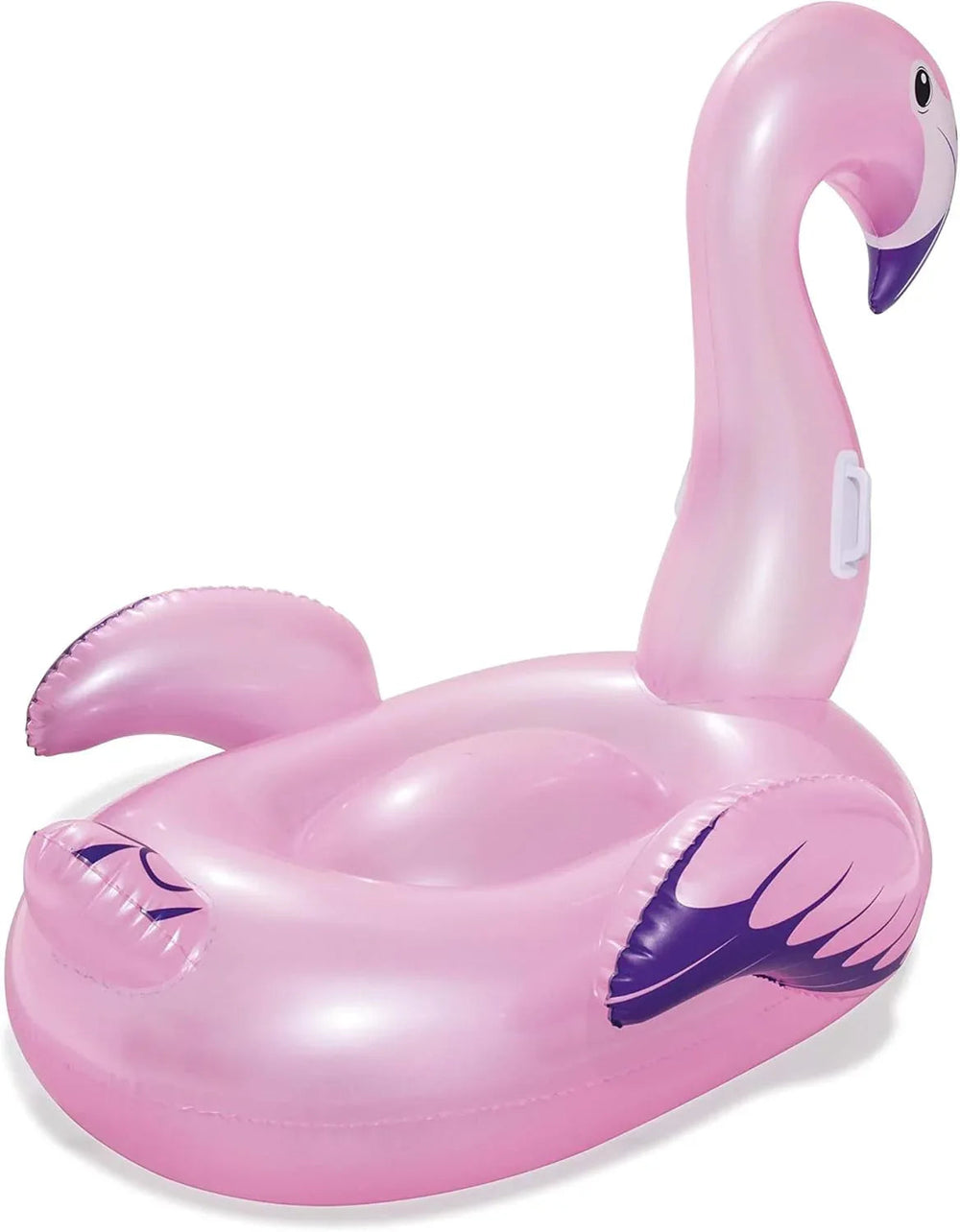 BESTWAY Cavalcabile Fenicottero (127x127 cm) – Galleggiante Compatto con Maniglie, Ideale per Bambini e Piscine Medie Bestway