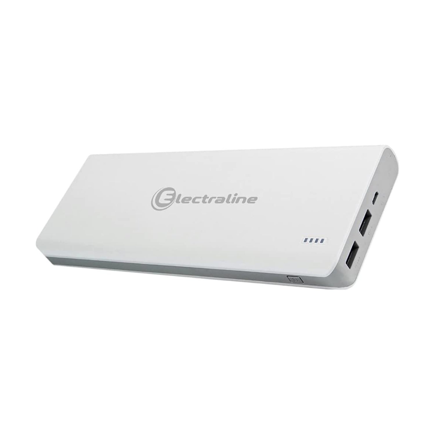 Electraline 500333 Powerbank Batteria Esterna - 2 Uscite USB 1A + 2,1A (Misura 10.000 mAh)