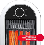 ARDES Stufa a Carbonio Oscillante – Modello TIZZO AR4B01 (900W) Ardes